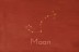Geboortekaartje sterrenbeeld Rood - Maan